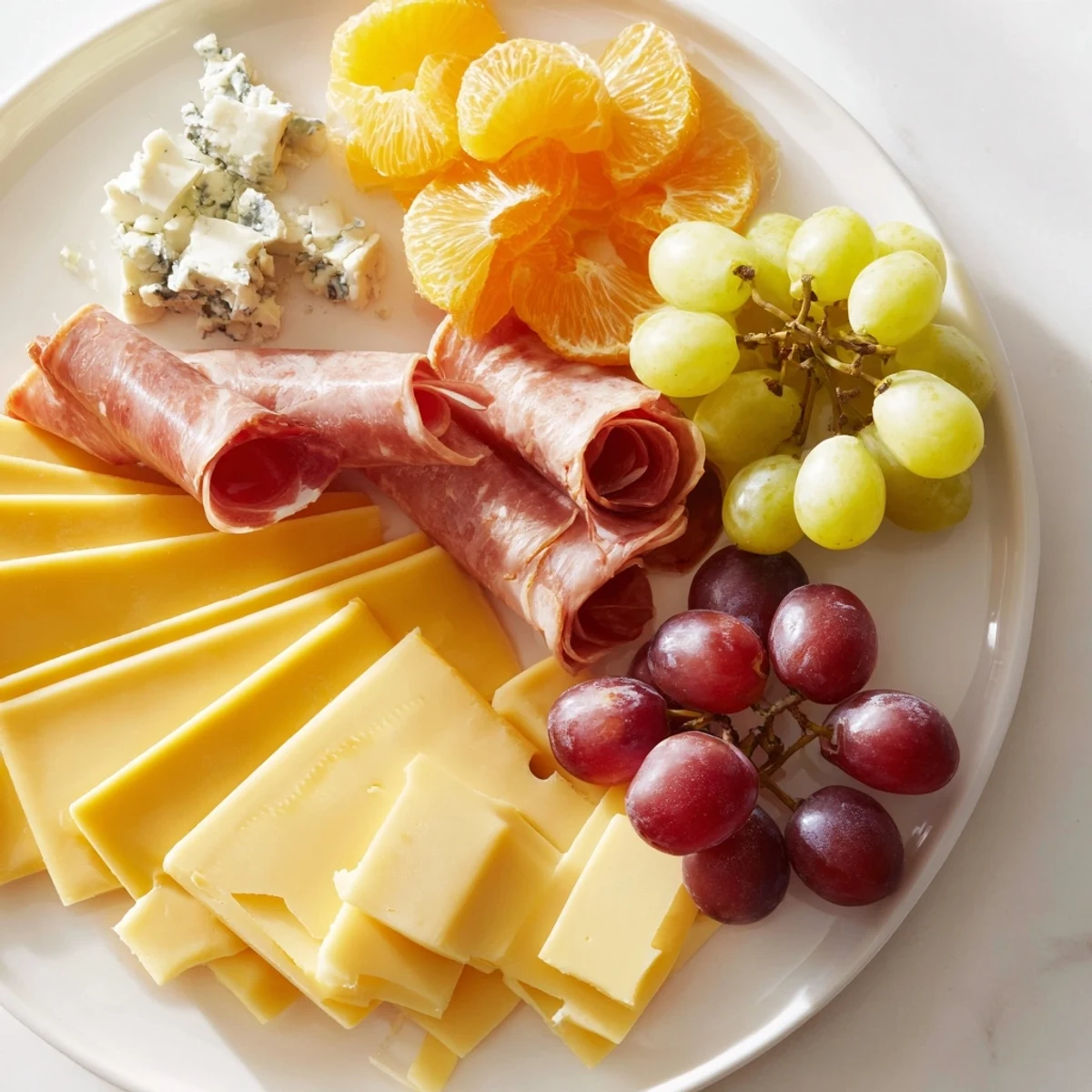 Christmas 2025 Festive Grazing Board featuring artisanal cheeses, cured meats, and seasonal fruits, ready to serve.