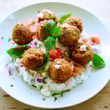 Festive Falafel Tzatziki Wrap