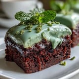 St Patricks Shamrock Brownies