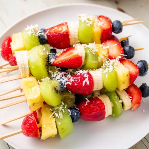 Easy Festive Fruit Kabobs