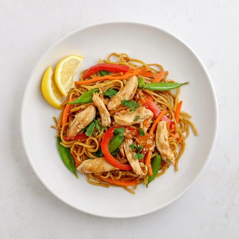 Lemon Garlic Chicken Stir Fry