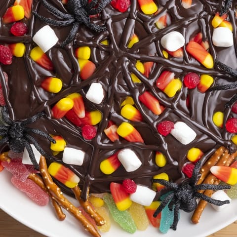 Spiderweb Candy Platter Fun