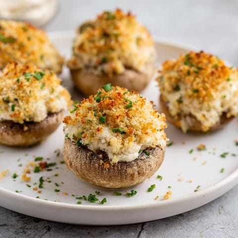 Stuffed Mushroom Caps Ring
