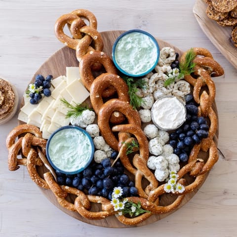 Artfully arranged Anchor Maritime Board filled with a variety of cheeses and crackers.