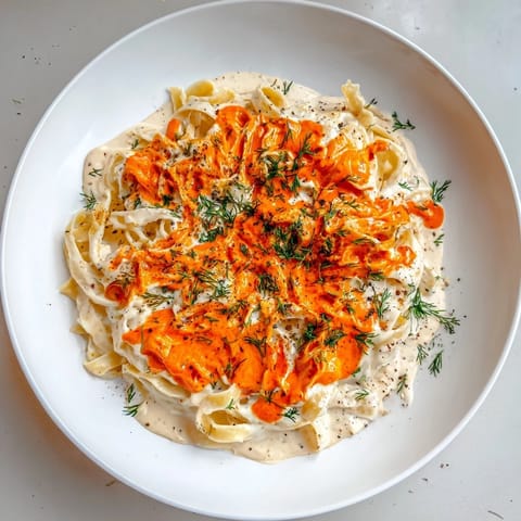 Creamy yogurt blankets delicious Turkish pasta, topped with a fragrant paprika butter and fresh dill garnish.