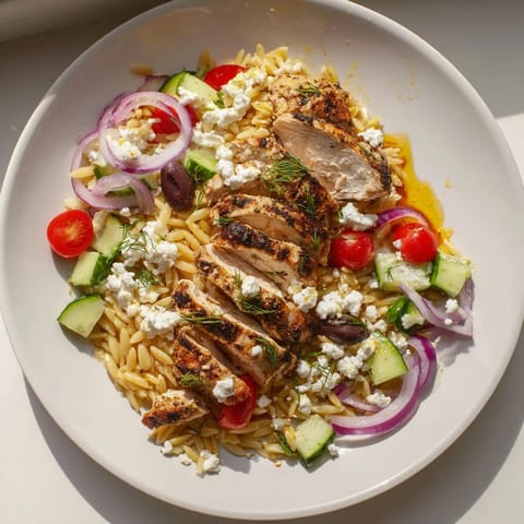 Greek Chicken Gyro Pasta