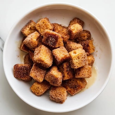 Crispy golden French toast bites