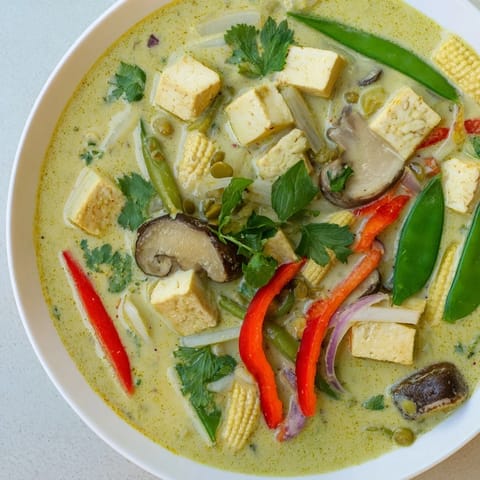 Thai green curry coconut