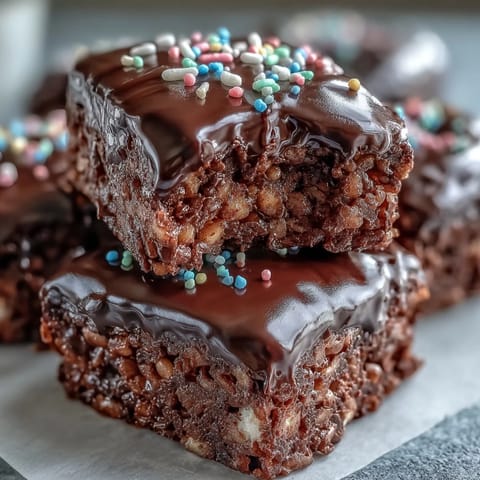 Chocolate Covered Rice Krispy Treats