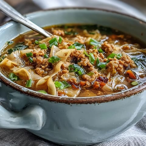 One-Pot Egg Roll Soup