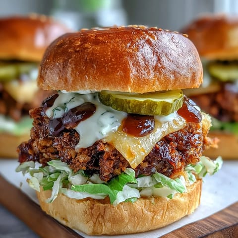 Memorial Day BBQ smash burger sliders with secret sauce, golden buns stacked high with juicy beef and melted cheese.  