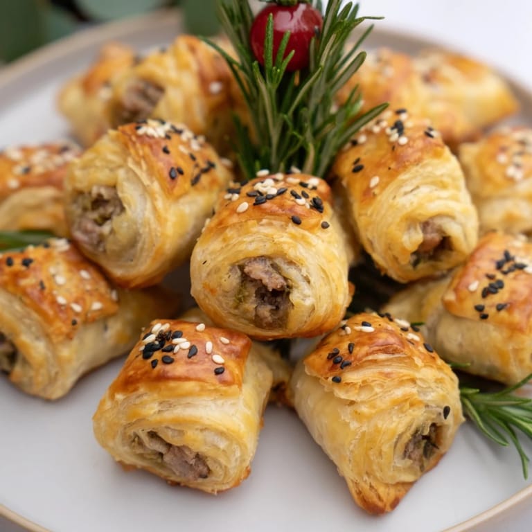 A beautifully baked Savory Bites Christmas Tree appetizer, perfect with a sweet honey mustard dip.