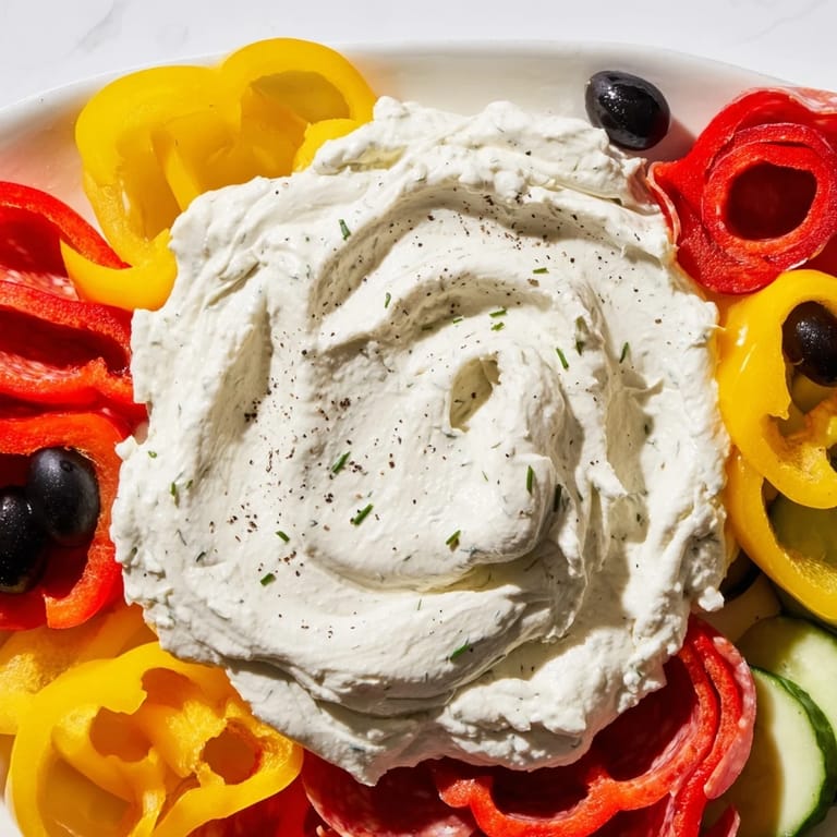 Visually stunning The Medusa Curls arranged like snakes around a creamy dip with bold flavors.