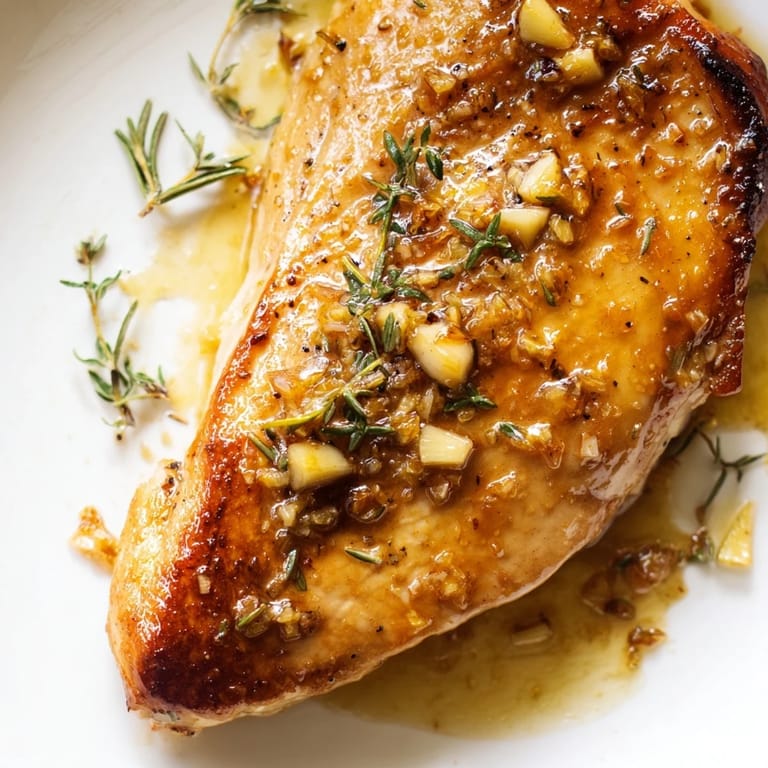 Honey Dijon Chicken Skillet served over creamy mashed potatoes with fresh herbs and a glossy mustard sauce.