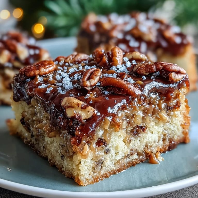 Festive Christmas Toffee Crunch Cake layers showcasing toffee chunks and nuts, ideal for holiday dessert tables.
