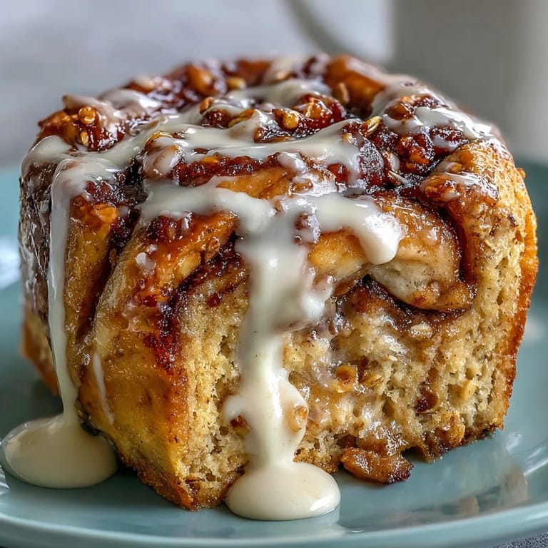 Spiral of cinnamon sugar swirls inside a moist, fluffy mug cake, with a dollop of sweet cream cheese frosting.