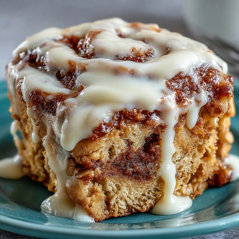 Warm High-Protein Cinnamon Roll Mug Cake, a quick single-serve dessert topped with tangy cream cheese frosting and a cinnamon aroma.