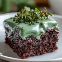Festive shamrock brownies with rich chocolate base and vibrant green icing, perfect for St. Patricks Day celebrations.