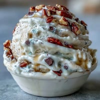 Creamy TikTok Cottage Cheese Ice Cream, a healthy viral dessert with sweet vanilla notes.